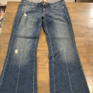 Paige Laurel Canyon Flares distressed jeans